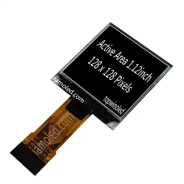 high quality  small OLED display 1.12' 1.12inch oled panel 128x128 pixels 20 pin mono white color connector small oled