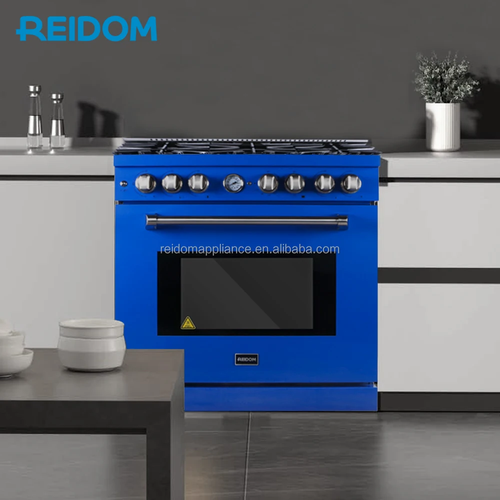 Фабрика Reidom изготовленная на заказ KZZ36GA домашняя 140L 6700 Вт выдвижная 16000BTU кухонная горелка газовая плита с двойной духовкой