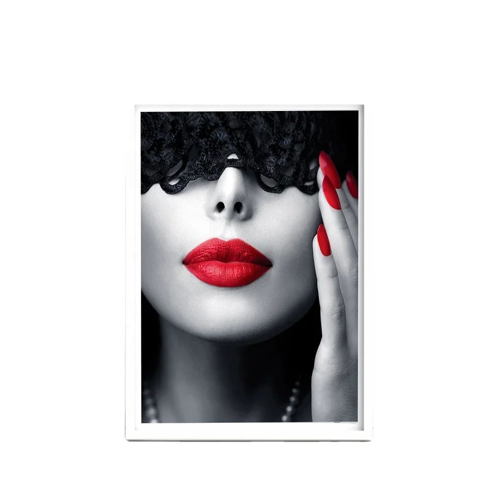 
Canvas Oil Painting Wall Arts Sexy Masked Goddess Home Decoration 