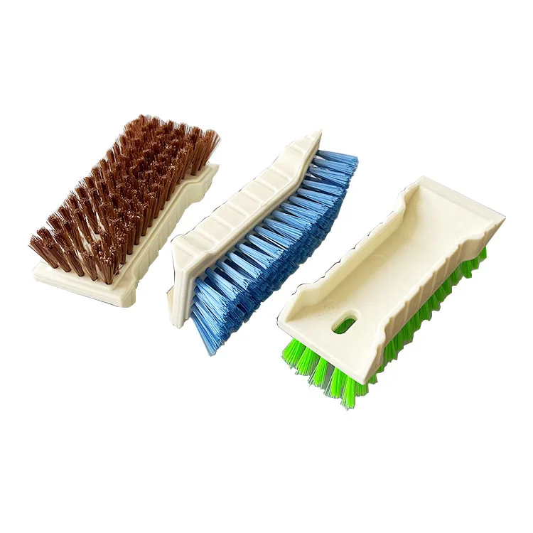 HQ8108 heavy duty plastic scrub brush for floor cleaning with hard brush hair