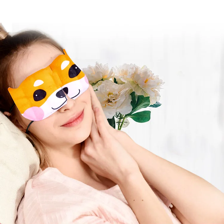 
Personalized sleep steam warm eye mask disposable hot eye patch relieve visual fatigue for eye strain 