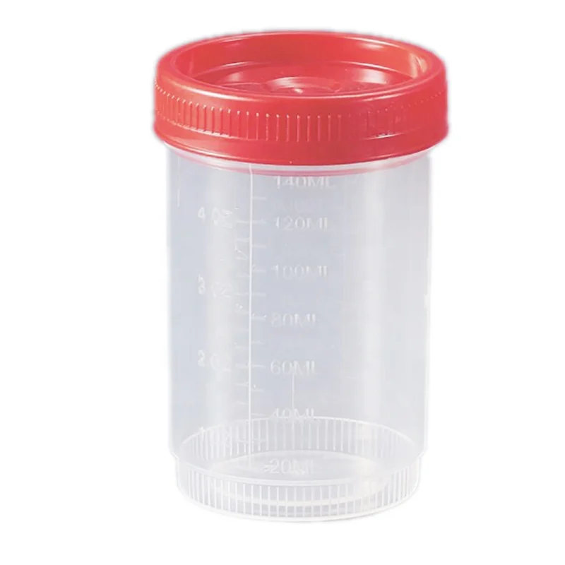 150ml Plastic Disposable Medical Sterile Sample Specimen Collection Stool Urine Container