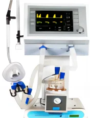 PA-900B medical commercial high-end ventilator with LED display screen and Shenlu air compressor