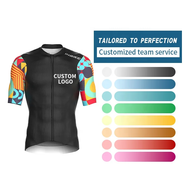 INBIKE OEM Custom Team Quick Dry Men Women Set Sublimated Printing Bike Bicycle Cycling To Wear Clothing Uniforms Sportswear Cyc