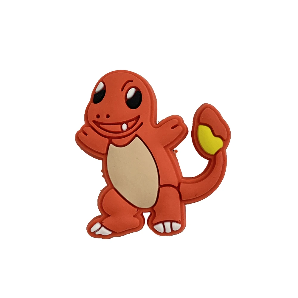 1Pcs PVC Shoe Buckle Accessories Pikachu DIY Cartoon Animals Shoes Decoration For Kids Shoes Charms Kids Party Gift