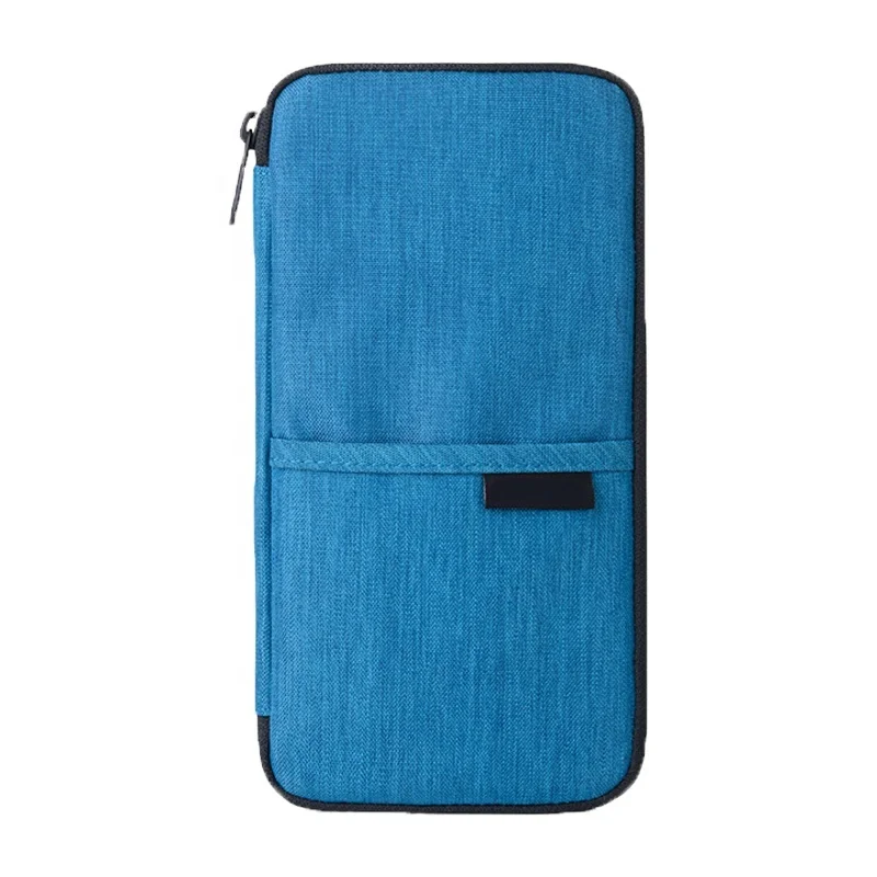 Fashion Design Travel Card Holder High Quality Polyester RFID Passport Holder Passport Cover