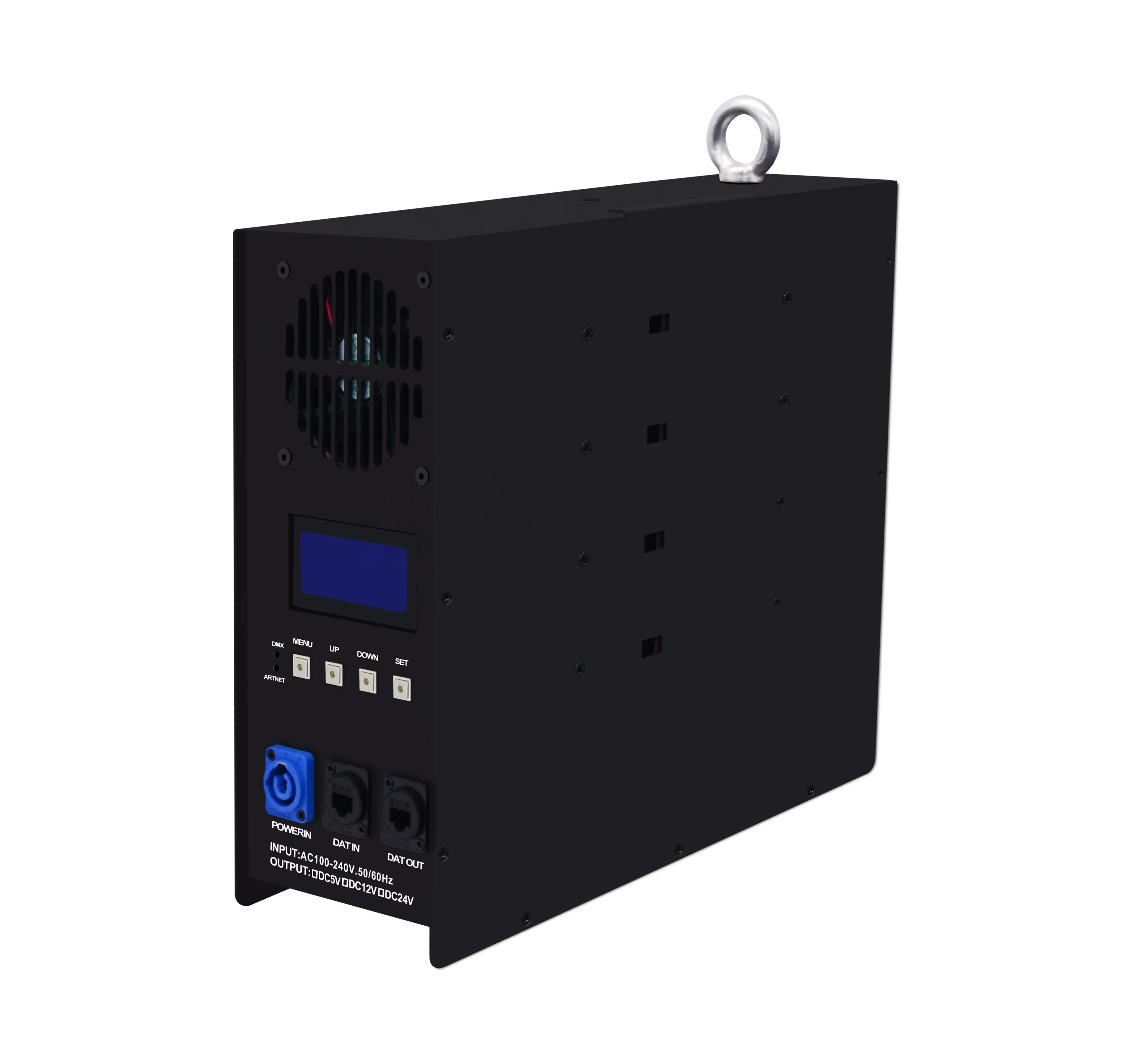 CLEN stage lighting controller CL-804PS 8port led controller with 1400w power/24v offline control support SPI Artnet and DMX