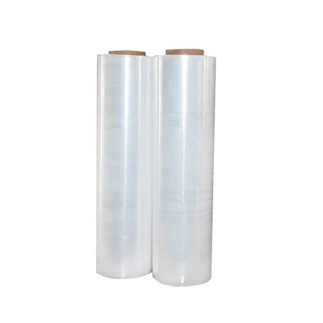 Factory Direct Sale Wrapping Stretch Film Black 50 Cm Pe 25mic Roll 500mm Pallet 40cm Wide 17 Microns 400m With High Quality