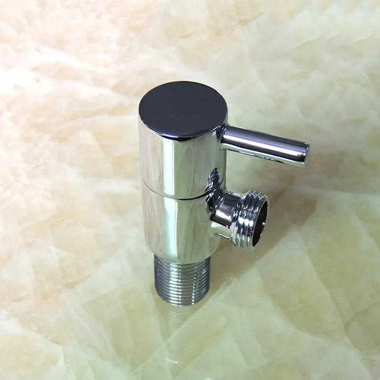 ABS Material Chrome Plated Round Faucet Handle and Angle Valve Handle India teeth