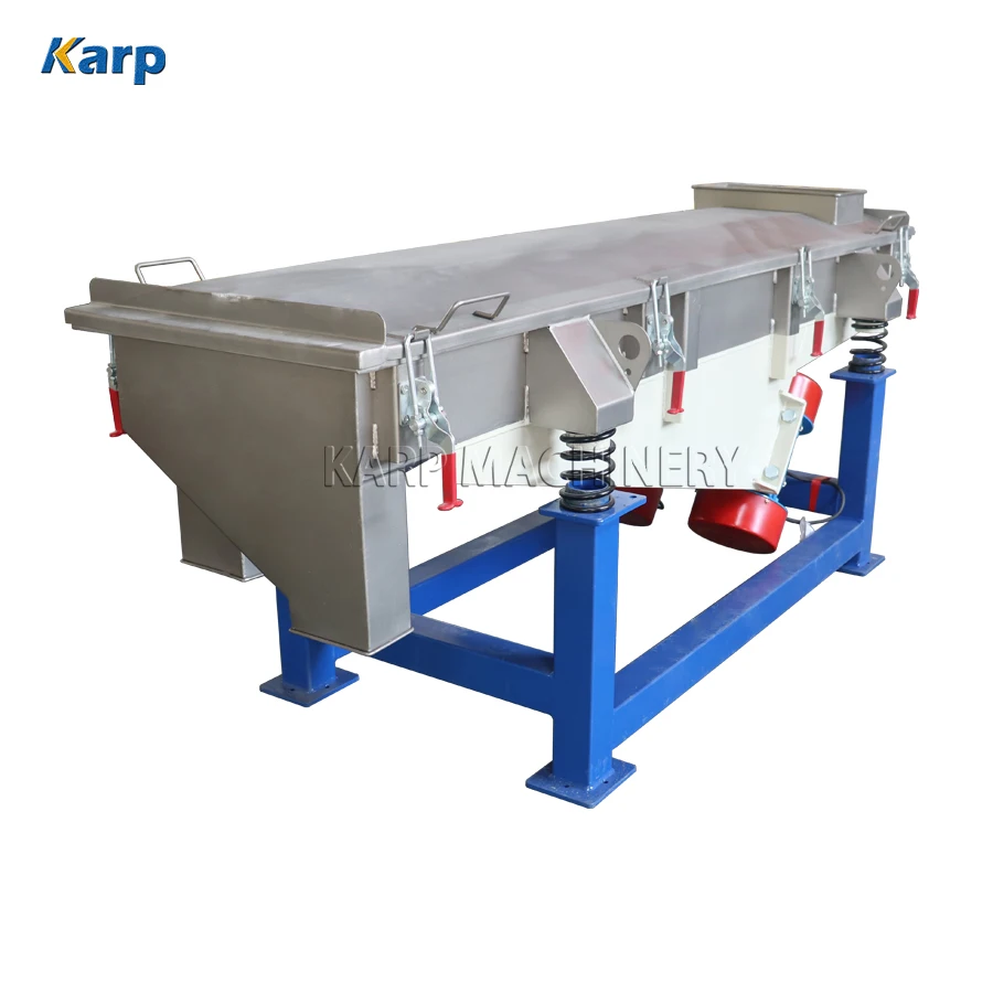 Coco Fertilizer Vibro Sifter Broken Coconut Shell Linear Vibratory Screen Sieve