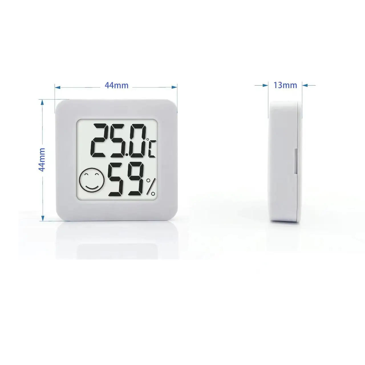 Mini Household Thermometer-Hygrometer Digital Humidity Gauge Smiling Face Thermometer Hygrometer Indoor Temperature Meter