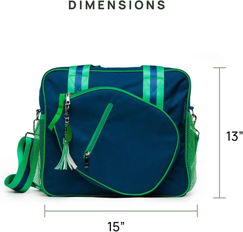 Custom Logo Tote Pickleball Bag With Adjustable Shoulder Strap Waterproof Racket Crossbody Bag Fitness Sport Paddle Racquet Bags