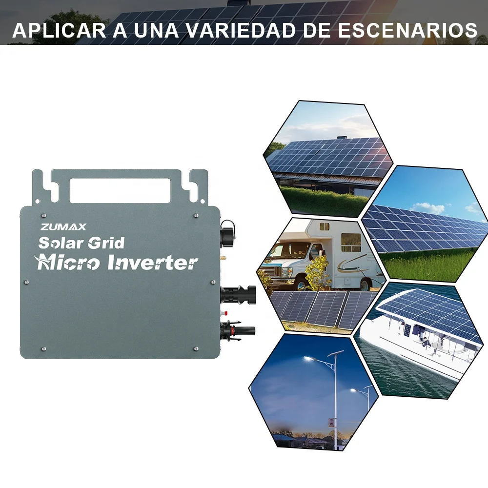 New Innovation Zumax 300W 400W 500W Smart Solar Micro Mini Inverter 600W/800W with Solar Converter DC to AC