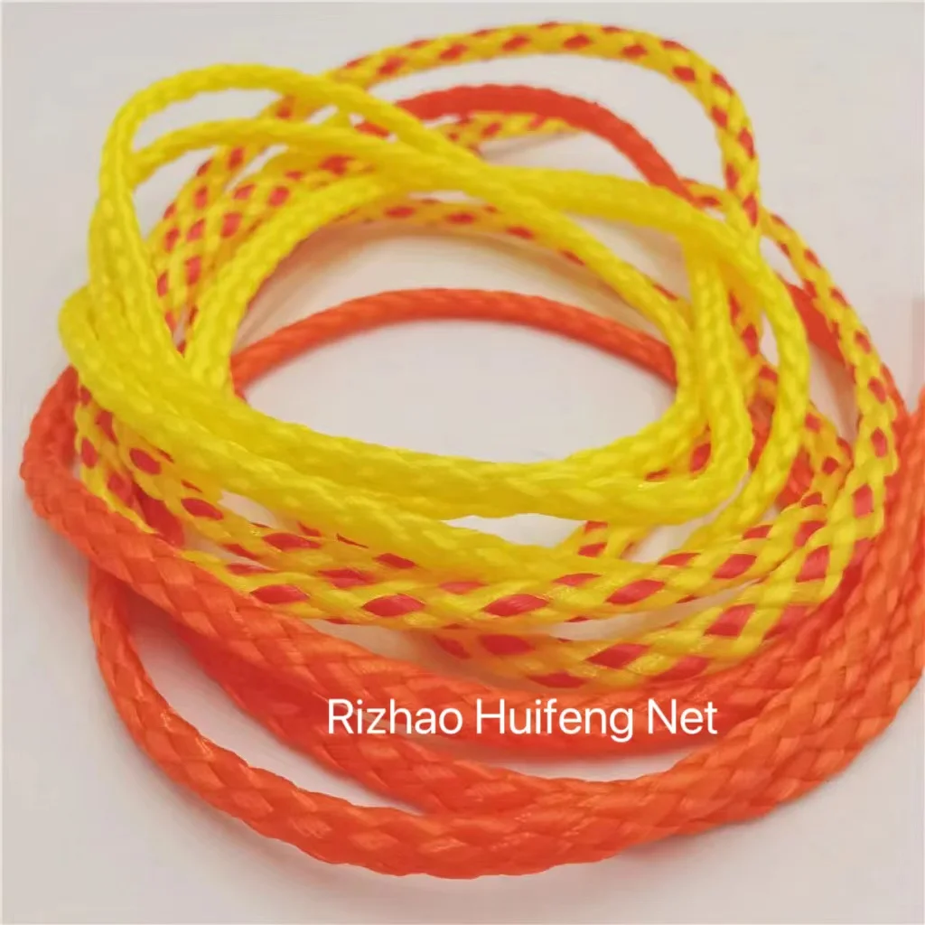 Big sale Braided Rope PE High density  polyethylene 8 strand 16 12 24 strand bolt rope net mooring  trawl net furling line