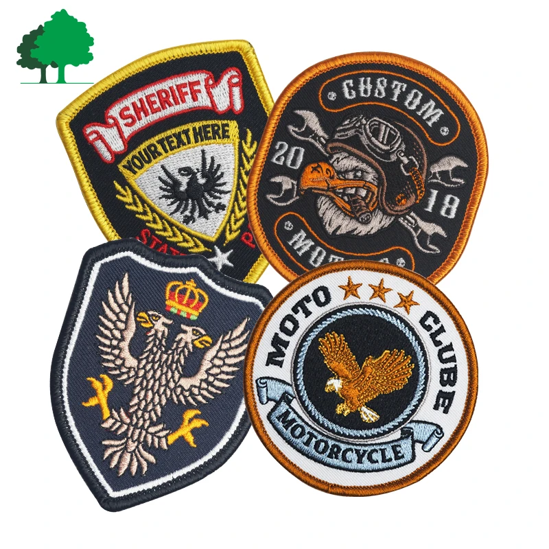 Direct factory sale OEM high quality cheaper embroidery Custom eagle Embroidery patch
