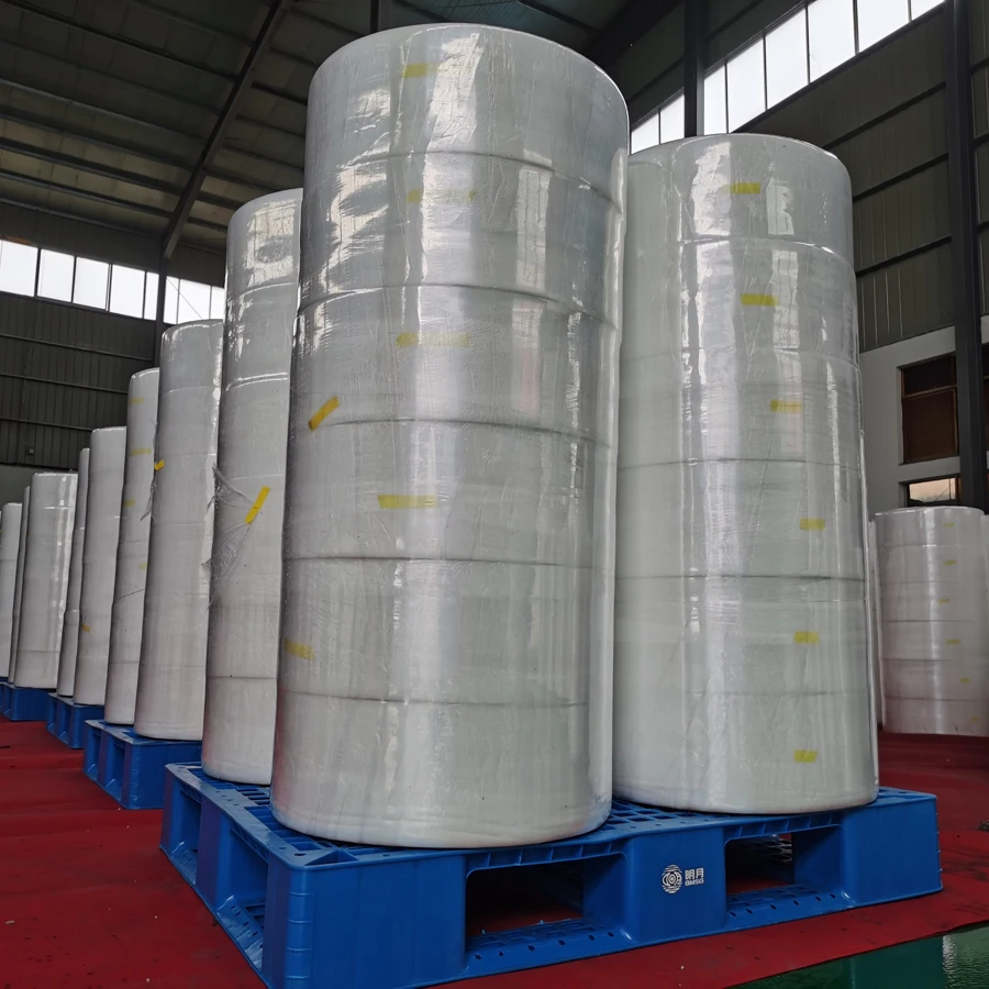 Factory custom 40gsm 50% viscose 50% polyester dry wet wipes usage spunlace non woven fabric roll/wet napkins materials