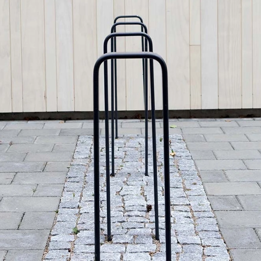 Wide Loop U Bicycle Floor Bike Stand Bike Rack For Garage Parking Storage