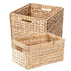Professional Promotion Large Size Rattan Basket Storage Foldable Wicker storage basket