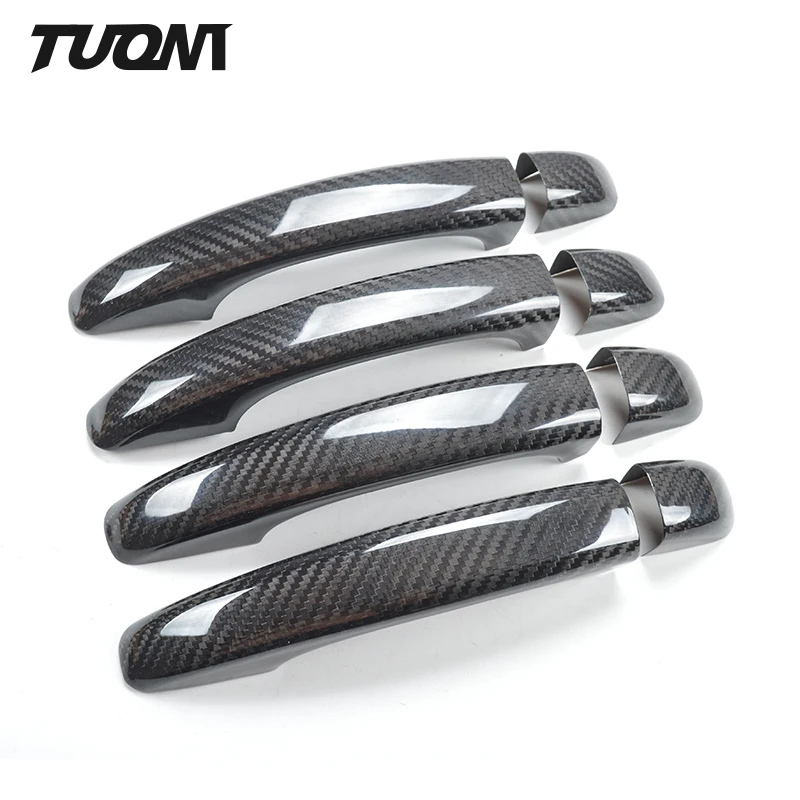 Carbon Fiber Exterior Door Handle Cover Fit For Audi A1 A3 S3 Q5 Q3 RS3 RS4 RS5 S4 S5 A6 A7