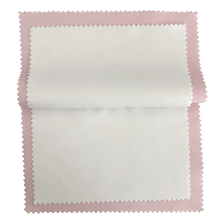Custom Four Layers Suede Jewelry Polishing Cloth Wholesale
