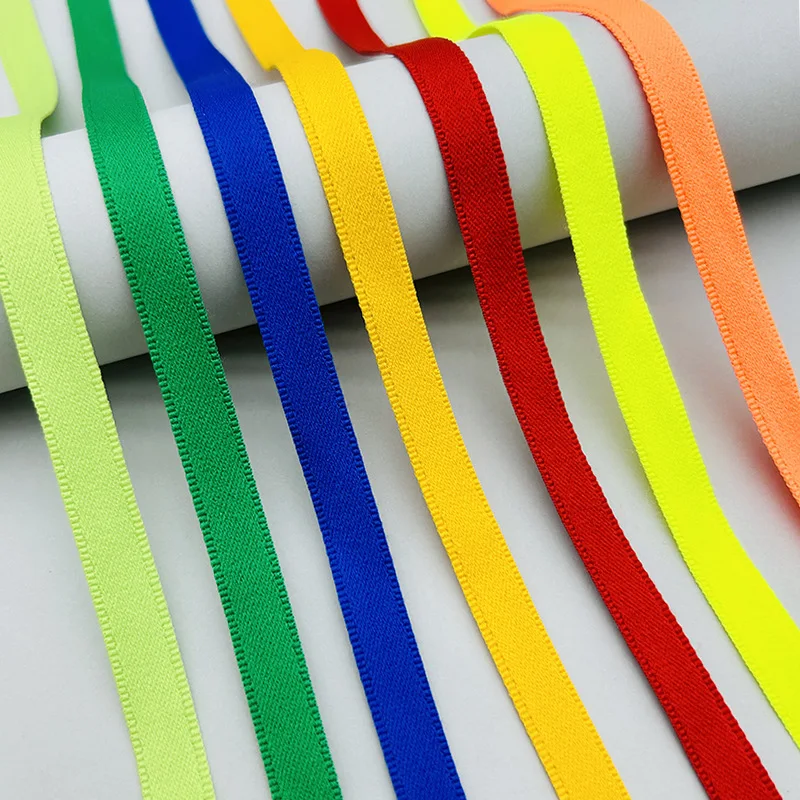 10Mm Spandex Nylon Soft Flat Earloop Elastic Band Suede Elastic Loop Cord Elastic Rope Stretch String For Face Mask