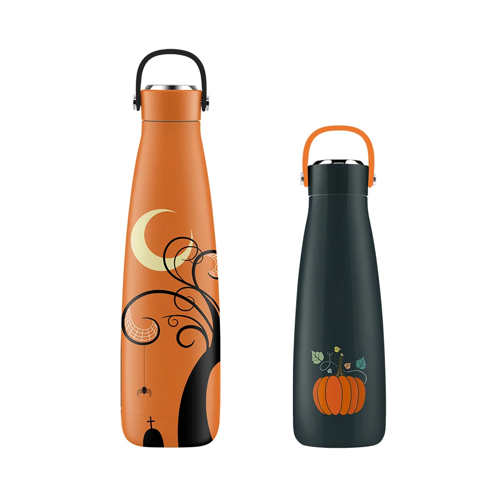 Insulated Thermo Flask Stainless Steel Insulated Water Bottle 500ml BPA-Free for Hot and Cold Beverages Leakproof