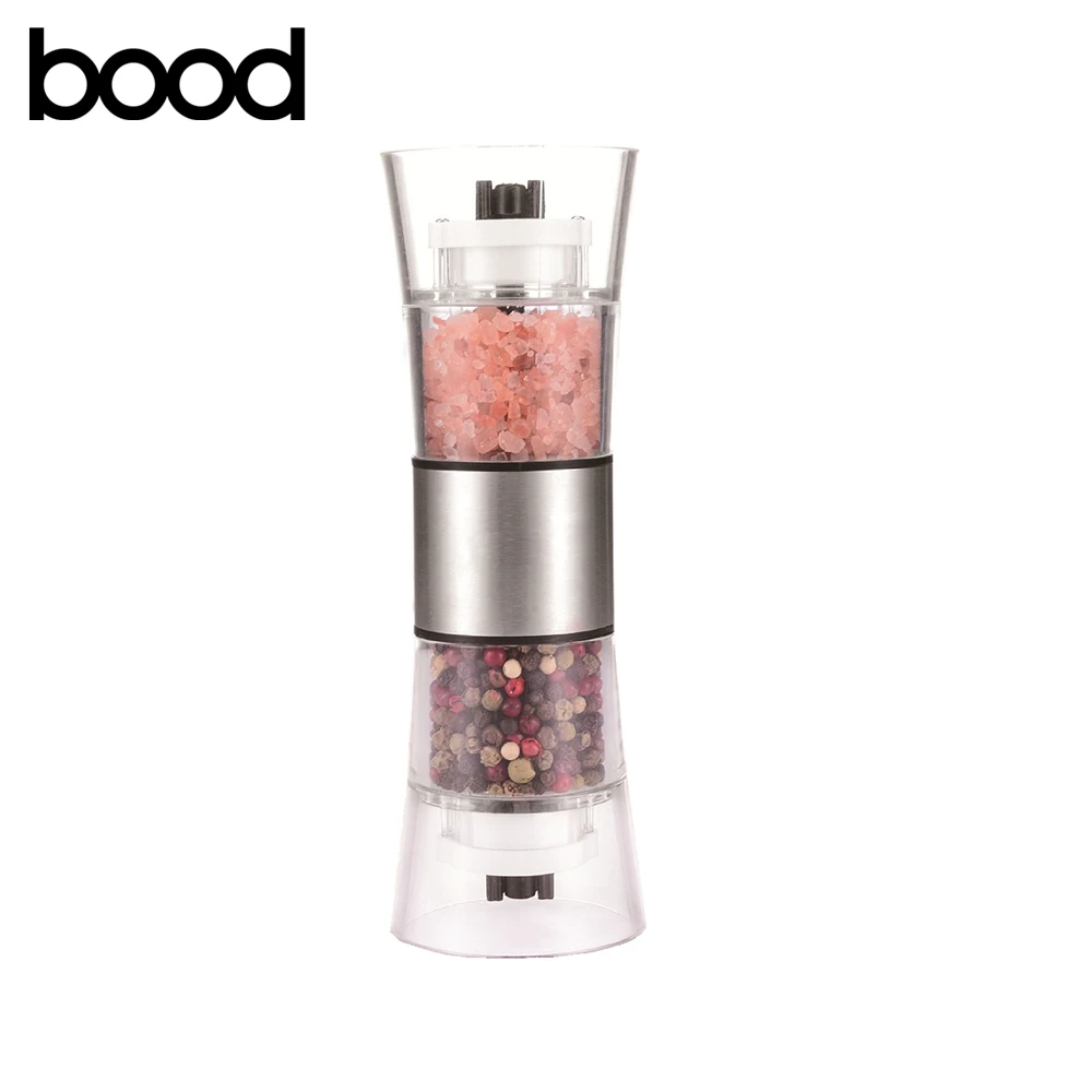 New Item 2 in 1 dual manual salt and pepper grinder