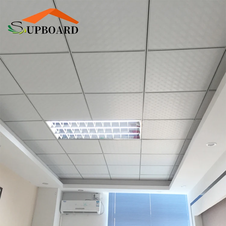 PVC Laminated Gypsum Board Ceiling Tiles 600x600 Manufacturer