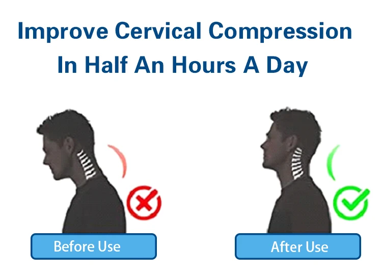 Cervical Collar Adjustable Infrared Heating Multi Functional Braces Inflatable Neck Traction Device for Neck Pain Relief