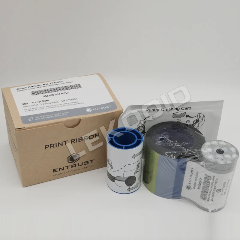 Entrust CD800 Color Ribbon 535700-004-R010 - YMCKT - 500 Prints