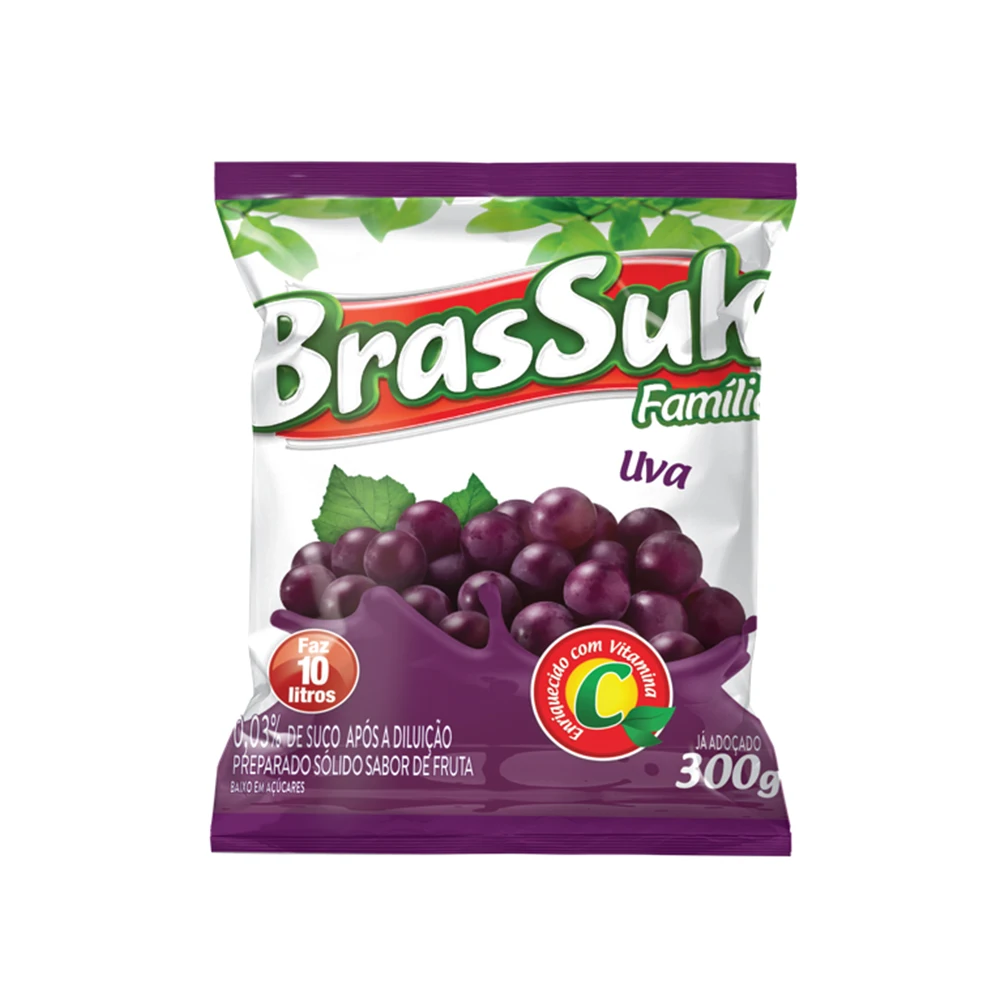 Brassuk Various Fruit Flavor Juice Powder Soft Beverage Instant Drink Juice Peach Lemon Orange Juice Powder