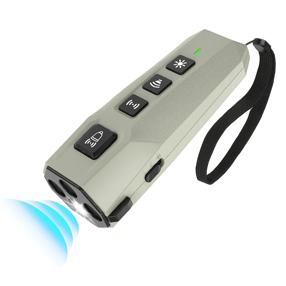 Dogs Suppliers 3 Sonic Emitters Rechargeable Ultrasonic Dog Training Device