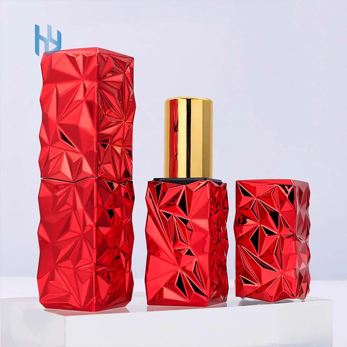 in stock square shape Magnet lipstick Containers 12.1mm luxury Private Label Lipstick Tube