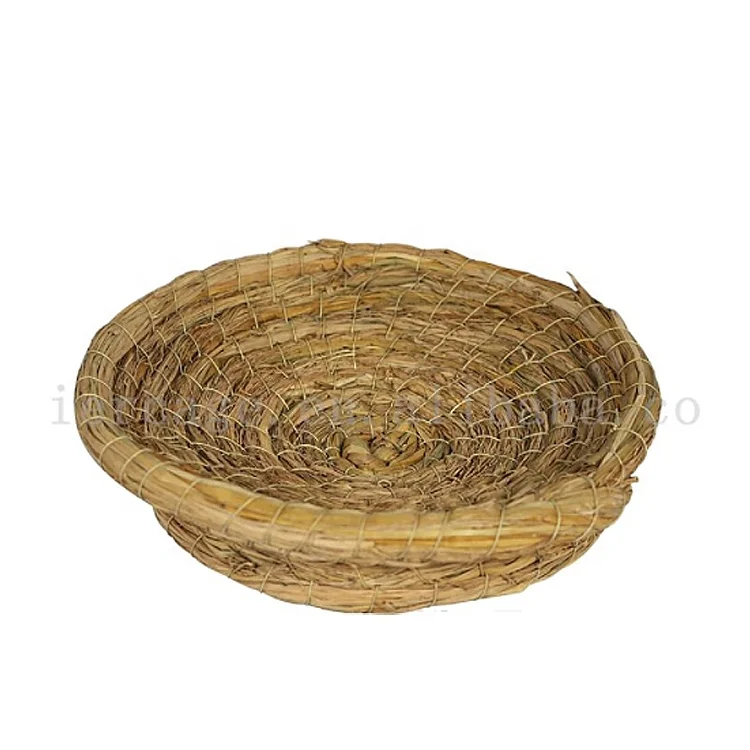 Wild Nesting Outdoor Garden Natural Coconut Shells Mini Country Style Simulation Twig Solid Wooden House  For Bird Nest Plastic