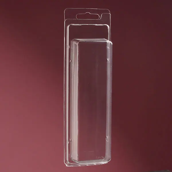 custom shape clear blister tray PET transparent clamshell plastic packaging PVC hard acetate blister cover