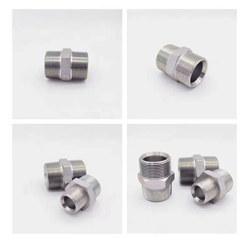 1CB/1CM Series Straight Steel NPT / BSP/Metric  Male Thread Eaton Winner Adapter and Pipe Fittings