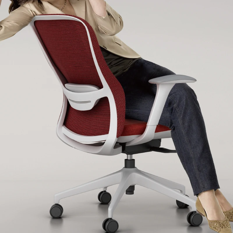 Modern Middle Back Luxury Ergonomic Chair Peru Visitor Chair Swivel Comfy Computer Mesh Executive Office With Wheels Chair Mesh
