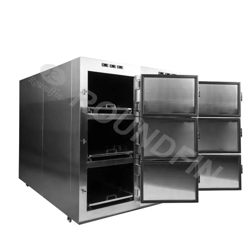 High quality dead body fridge cadaver freezer mortuary refrigerator