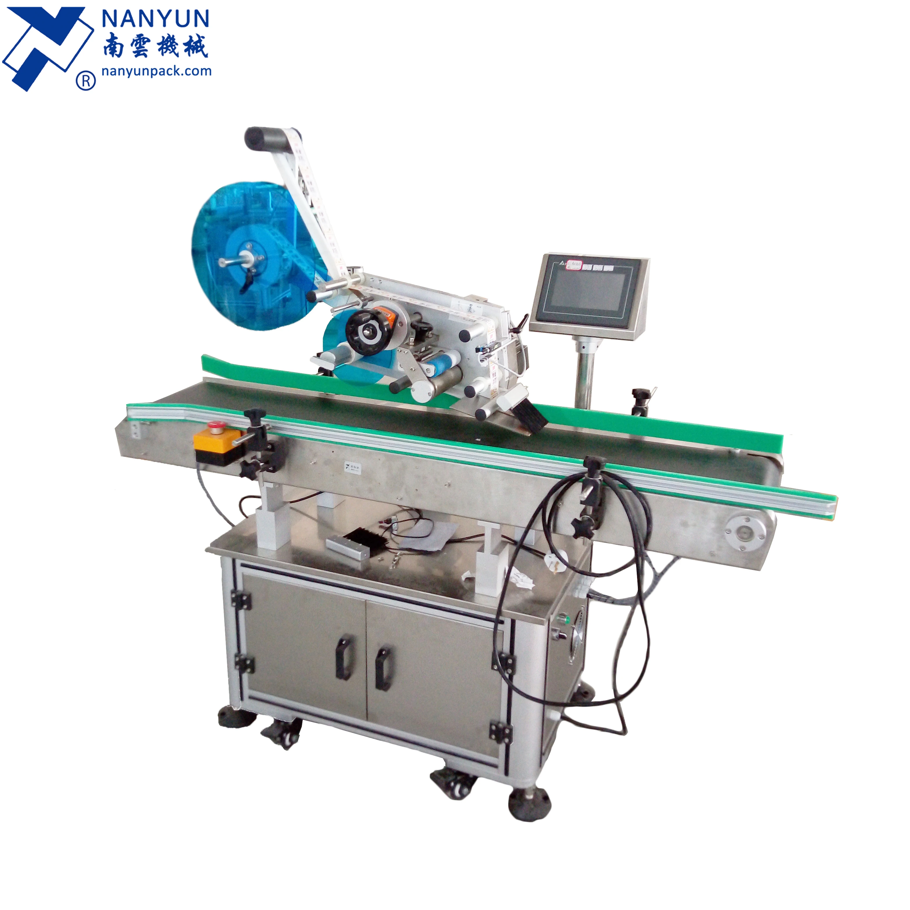 NY-817 Labeling Machine For Phone Case Pencil Notebook Mail Corrugated Box Oval Cup Package Horizontal Vertical Packing Machine