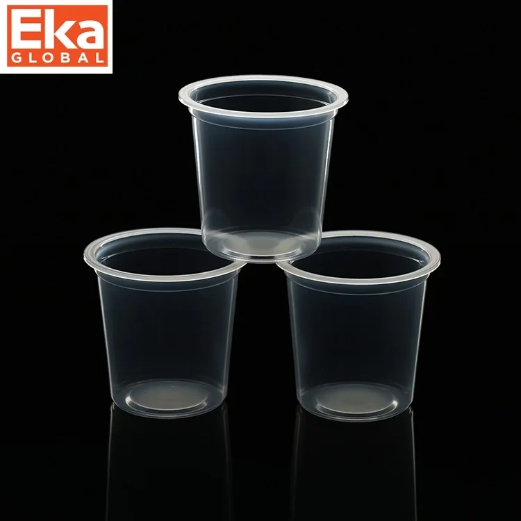 Factory Supply 7.5oz/221ml EVOH High Barrier Custom Disposable Cups Yogurt Packaging reusable Plastic Cup With Lids