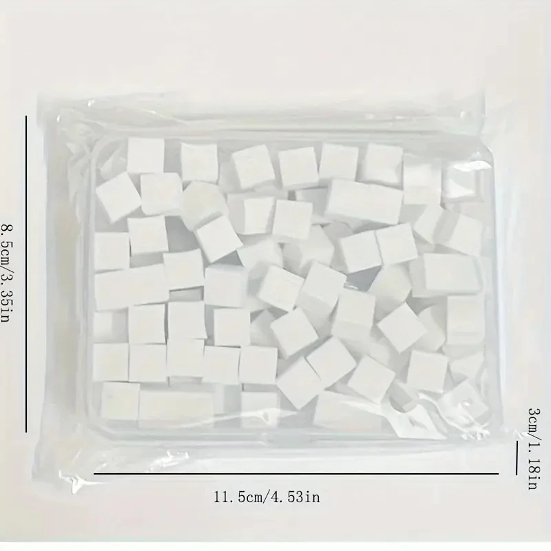 New Professional Nail Art Tool 100pcs/box Mini Nail Buffer Block Sponge Transfer Multi-sides Sponge Gradient Color Printer