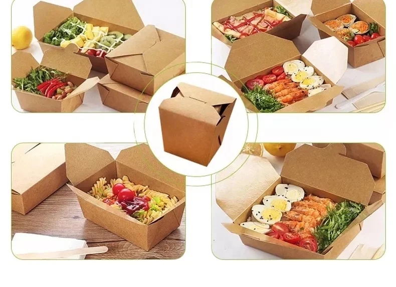 Disposable wholesale paper fast food low cost packaging