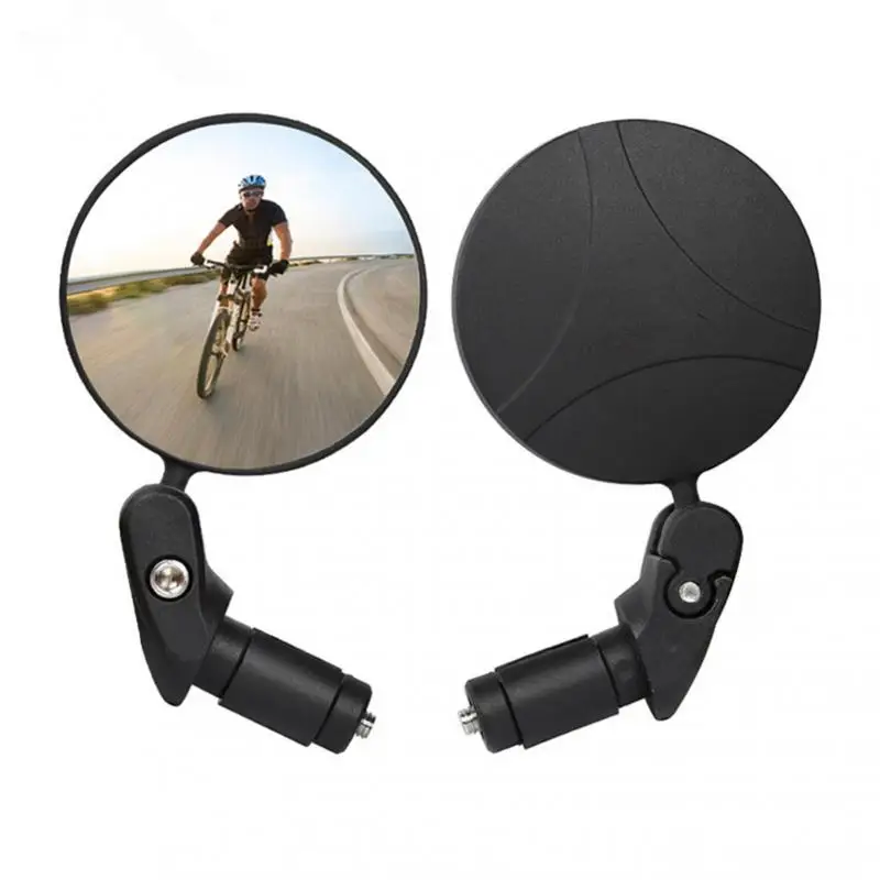 360 rotation bicycle rear view reflector bike tail mirror
