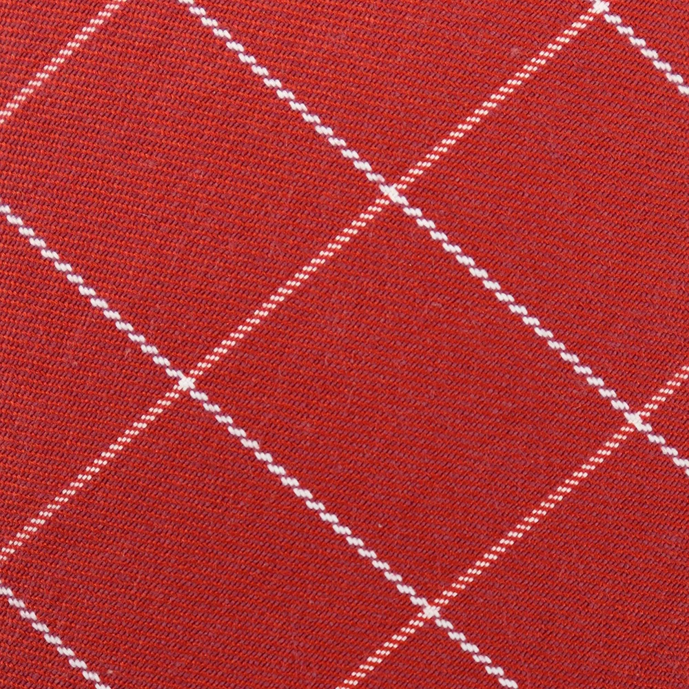 Suppliers high quality red plaid cotton slim neckties woven jacquard wholesale school necktie for girls