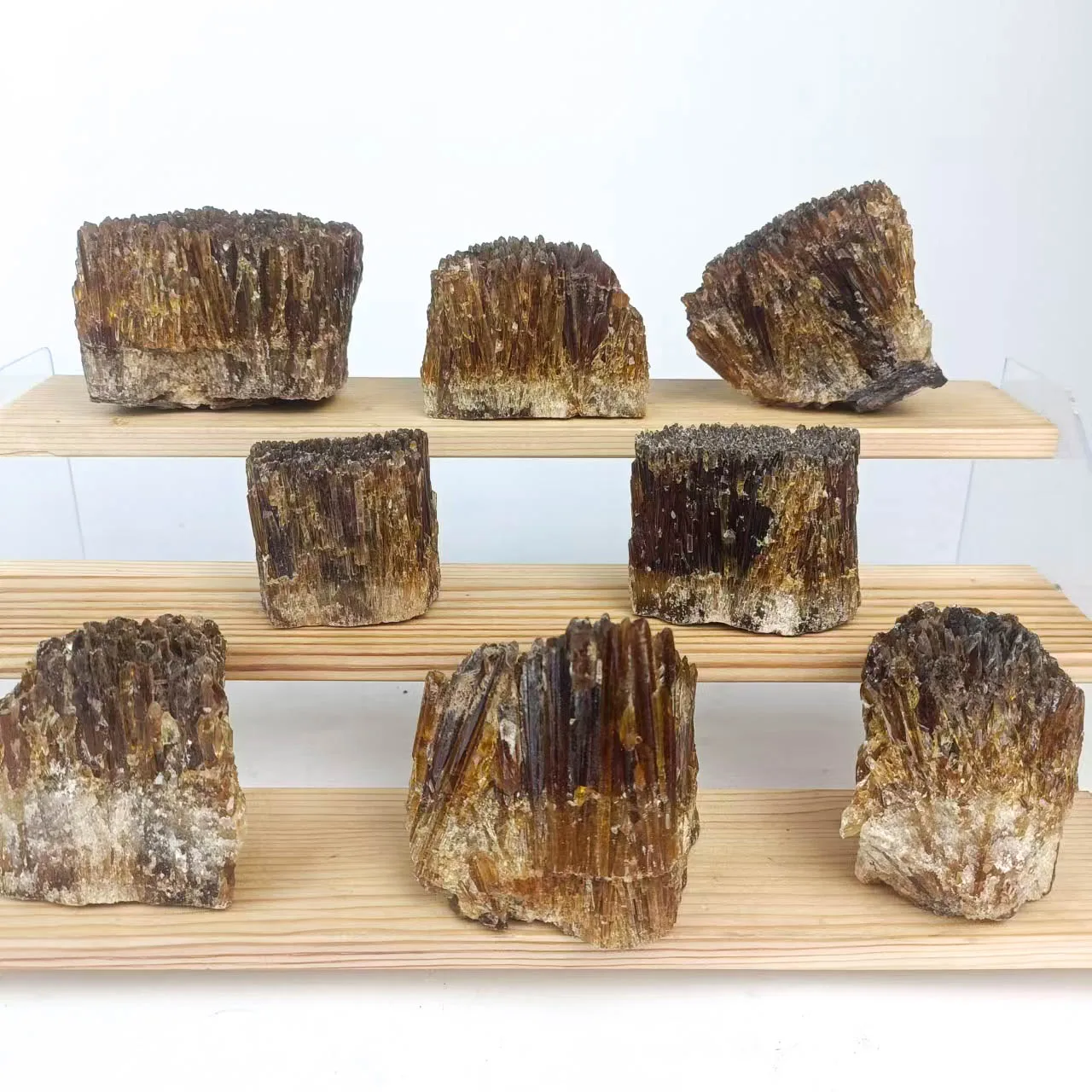 New Arrival Natural Spiritual Healing Crystal Amber Calcite Specimen For Meditation