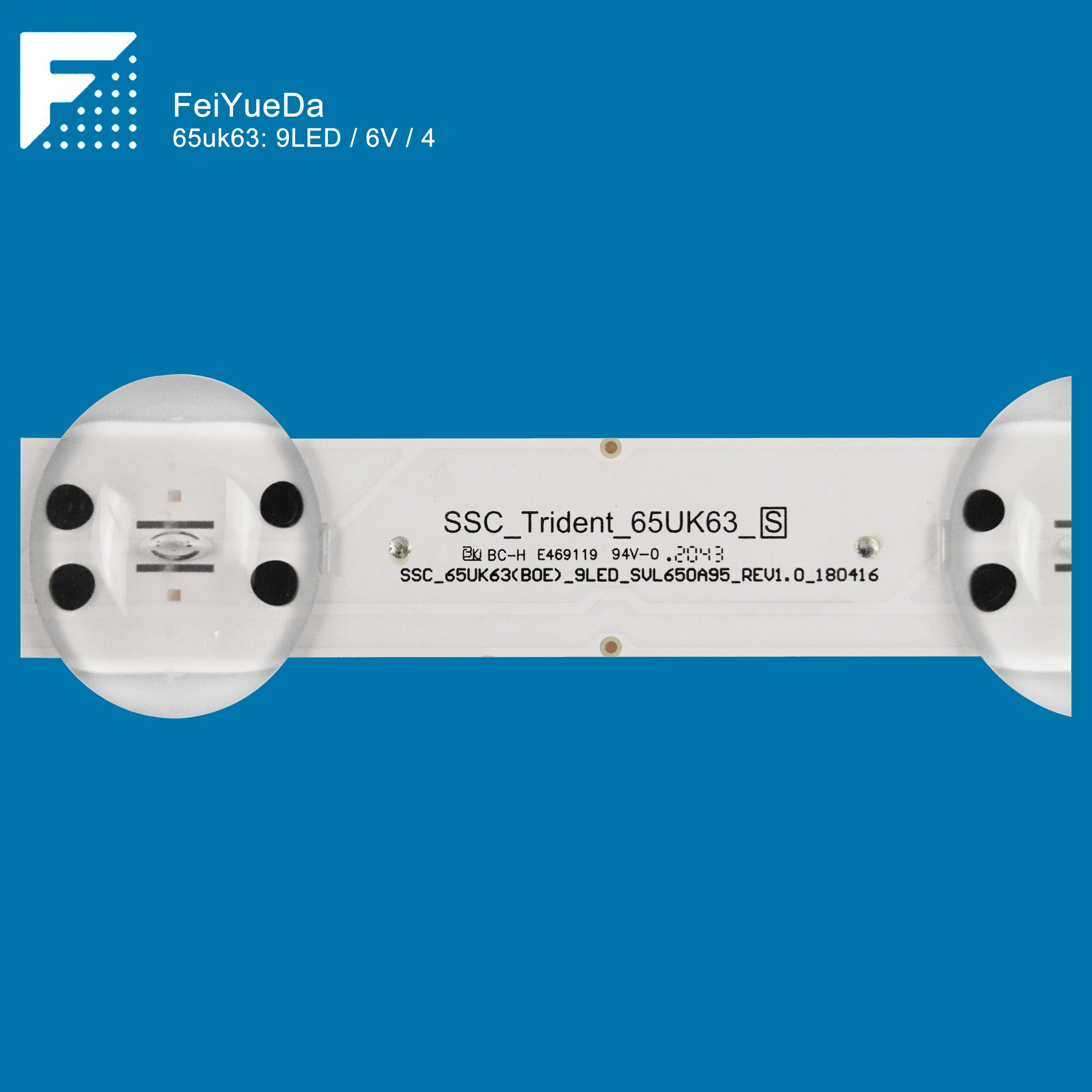 Светодиодные ленты для подсветки телевизора SSC TRIDENT 65UK63 E469119 65UK63(BOE) SVL650A95 REV1.0 180416 65UM7100 65UM7100PLA 65UN6950