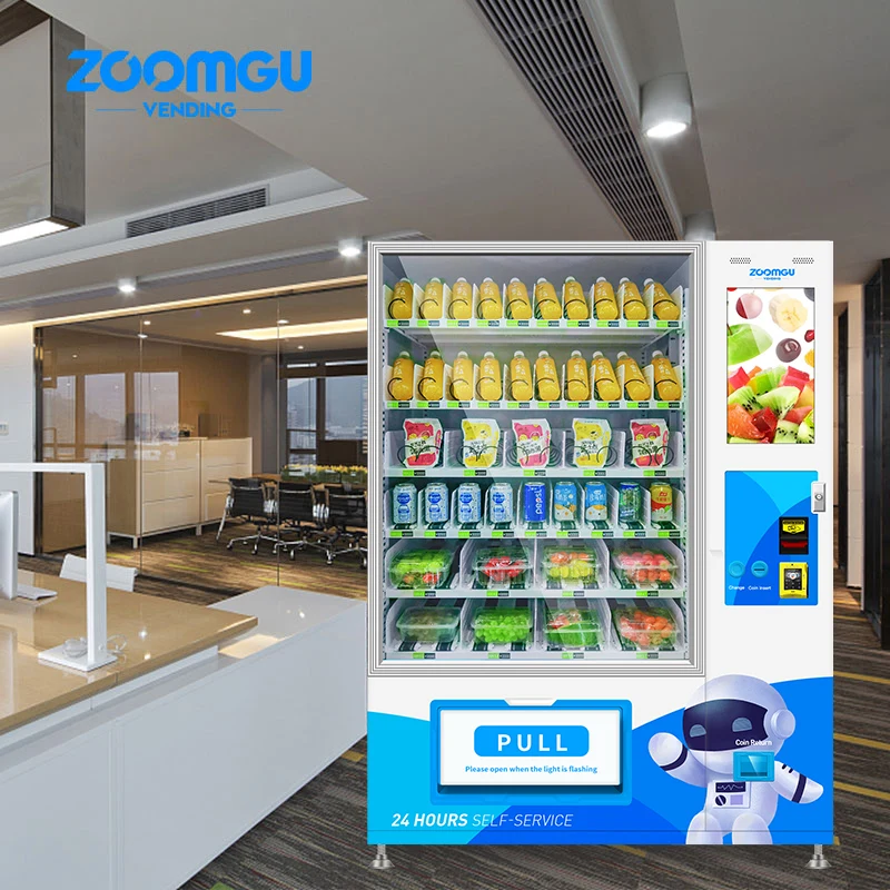  Zoomgu cb сертификат денежная карта монета функция changsha Охлажденный автоматический ленточный конвейер торговый автомат для сэндвичей с