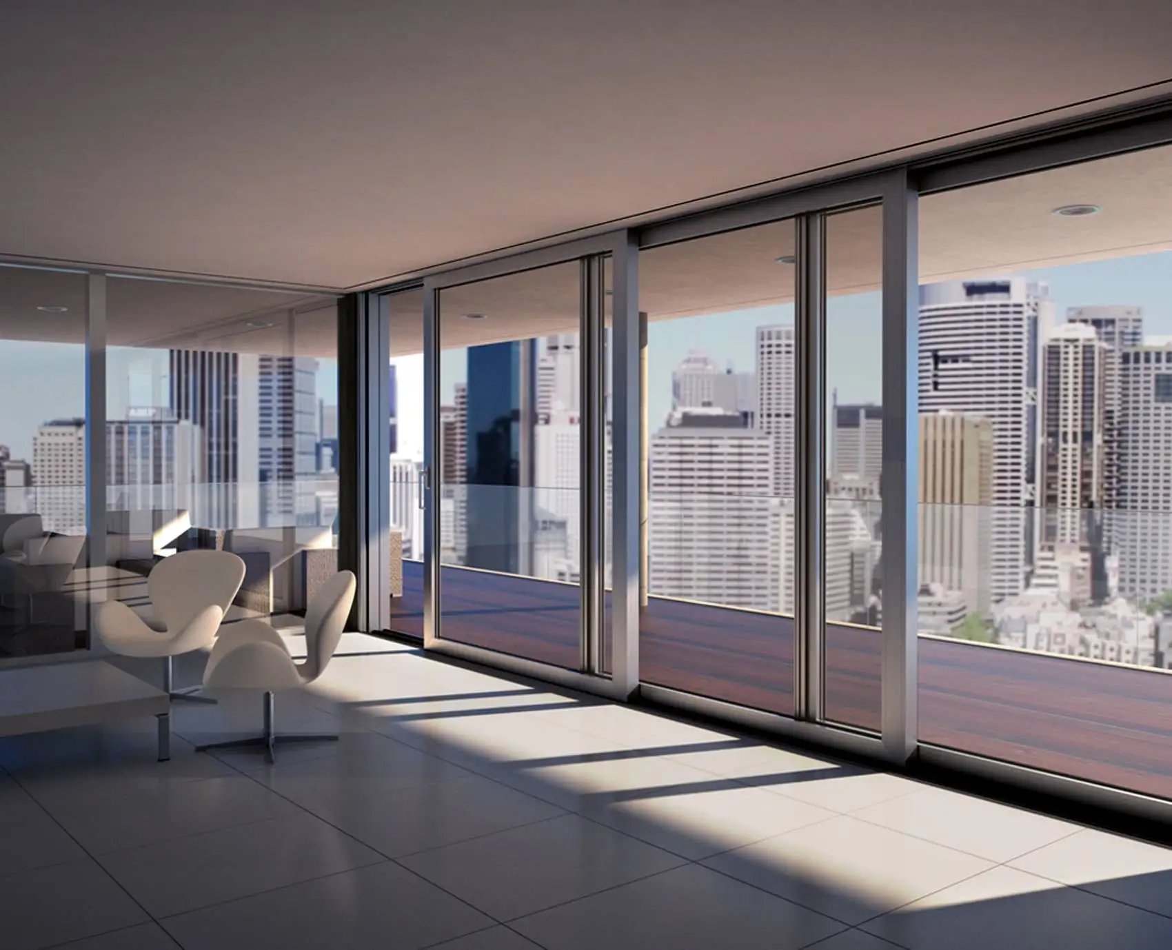 Manufacturer Supply Modern Aluminum Alloy Soundproof Hinge Door Glass Casement Door For Living Room