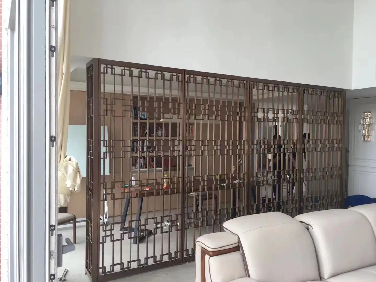 New design stainless steel sheet welding screens used as room divider partition wall