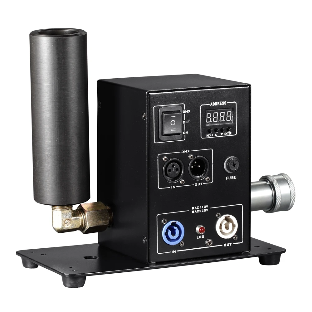 Легкий вес ЖК-дисплей CO2 ткацкий станок цифрового DMX-512 Дискотека Сценический Эффект профессионального аудио видео освещение студии YS-C2